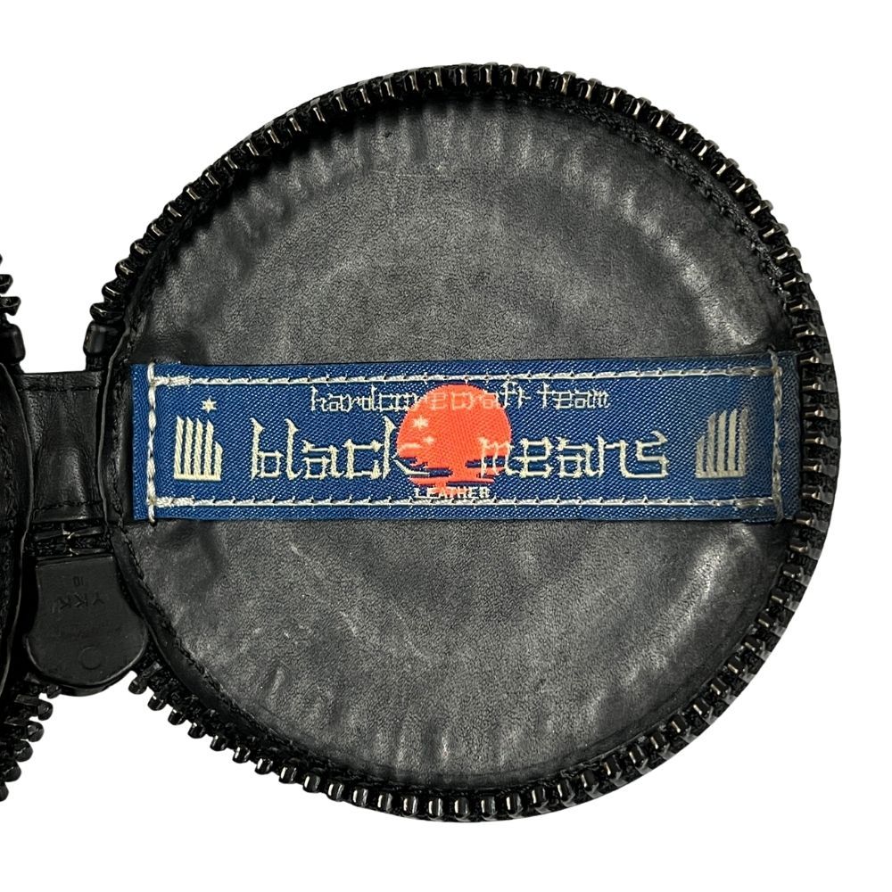 BLACKMEANS ブラックミーンズ HAZE別注 刺繍 レザー コインケース 正規