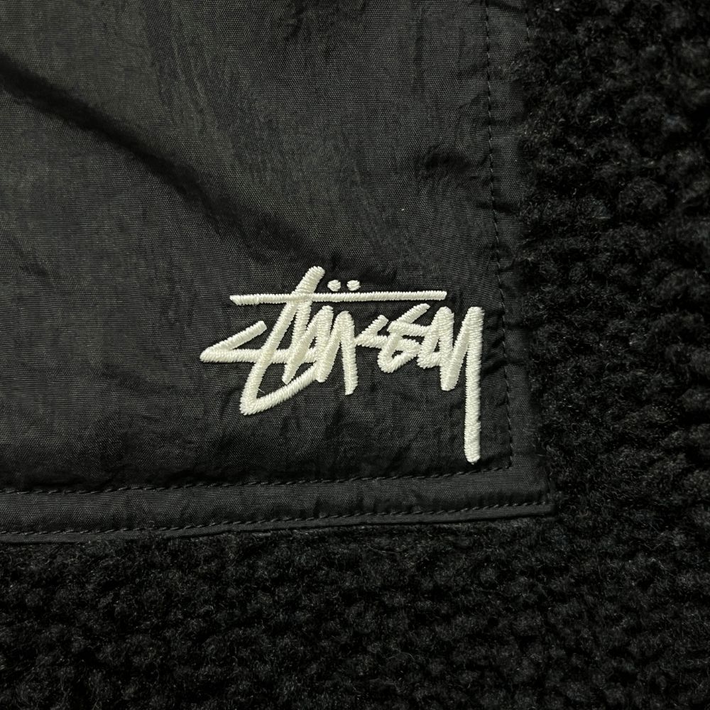 STUSSY ステューシー Sherpa Reversible Vest リバーシブル ボア