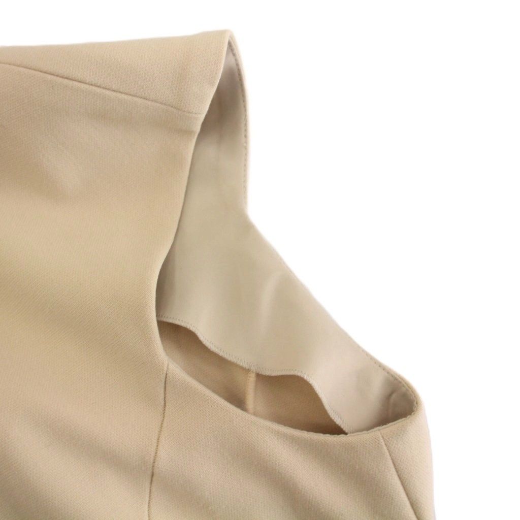 エポカ EPOCA ワンピース ひざ丈 38 ベージュ ベルト付き M5J11-124-40