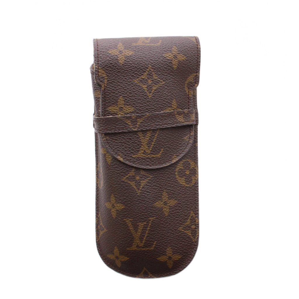 ルイヴィトン LOUIS VUITTON モノグラム エテュイ リュネット ラバ メガネケース ブラウン M 62970 |YM OH