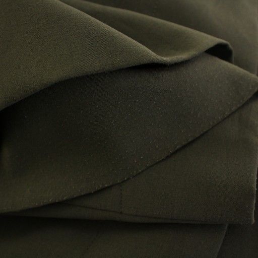 アンスリード UN3D. バックタックジャンプスーツ オールインワン 半袖 スラックスパンツ オープンカラー ストレッチ ベルト 36 カーキ 522120301501 /BB