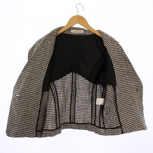 ヒロココシノ HIROKO KOSHINO テーラードジャケット 七分袖 背抜き