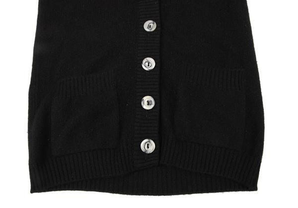 アクアスキュータムAquascutum カシミヤニットカーディガン 黒34