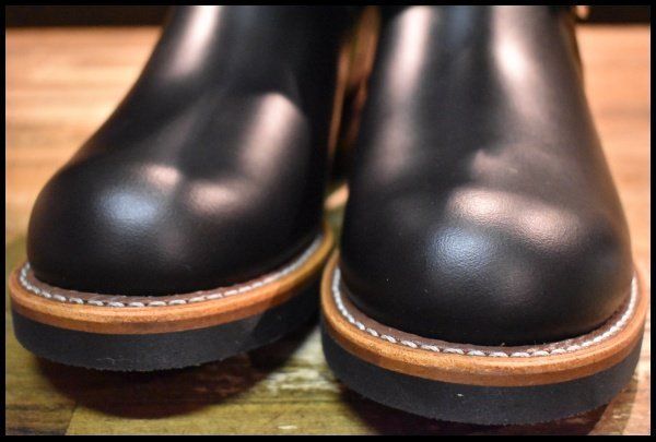  8 5 D 25年 レッドウィング 2966 ブラック クローンダイク エンジニア 黒 茶芯 スチール無し ブーツ redwing FJ 105 エンジニアブーツ ブーツ 革靴