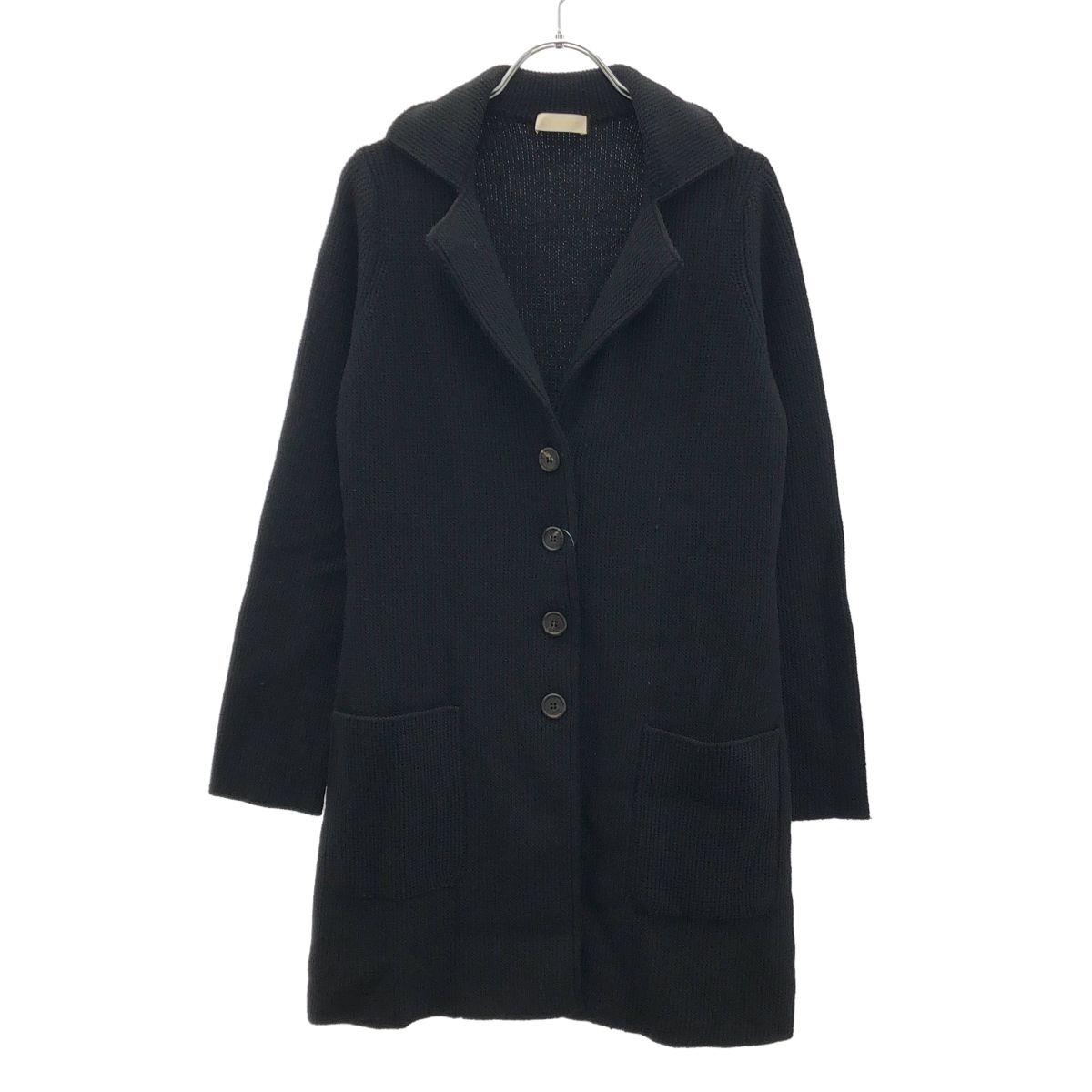 cruciani クルチアーニ ウールニットジャケット ブラック 40 - メルカリ