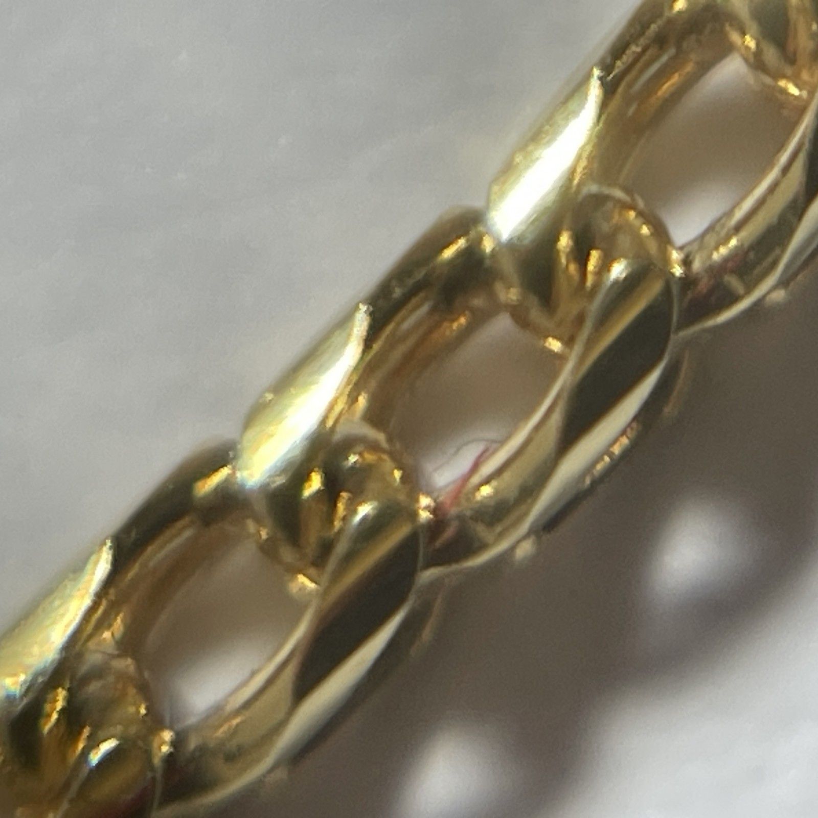 ☆ K18/750刻印 18金 IDプレートトップ ゴールドロングチェーン