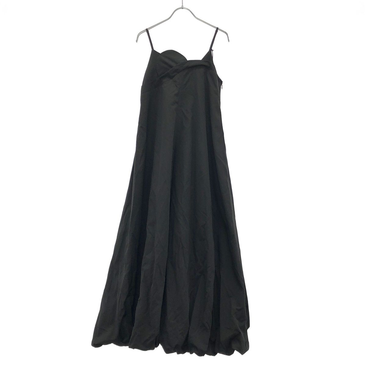 OMMO オーエムエムオー LAYERED BALLOON CAMI OP レイヤードバルーンキャミワンピース ブラック F