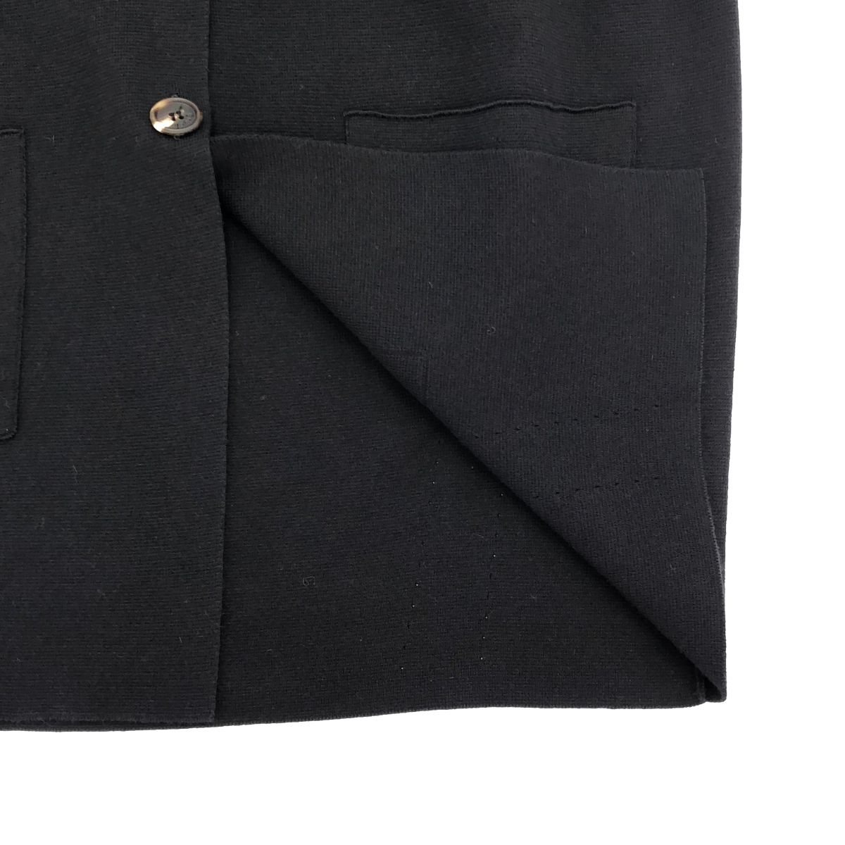 cruciani クルチアーニ コットンニットジャケット ブラック 40 - メルカリ