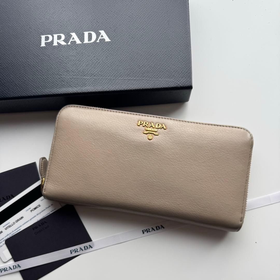 175 PRADA プラダ ラウンドファスナー 長財布