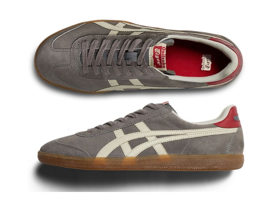 Onitsuka Tiger Tokuten スエードスニーカー グレー／ホワイト