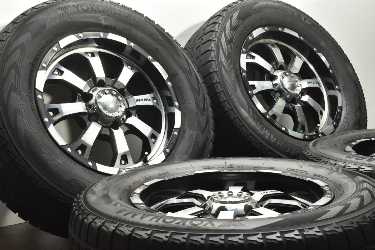 品 MKW MK 46 17 in 8 J 25 PCD 139 7 アイスガードG 075 265 65 R ランドクルーザー プラド ハイラックス サーフ パジェロ