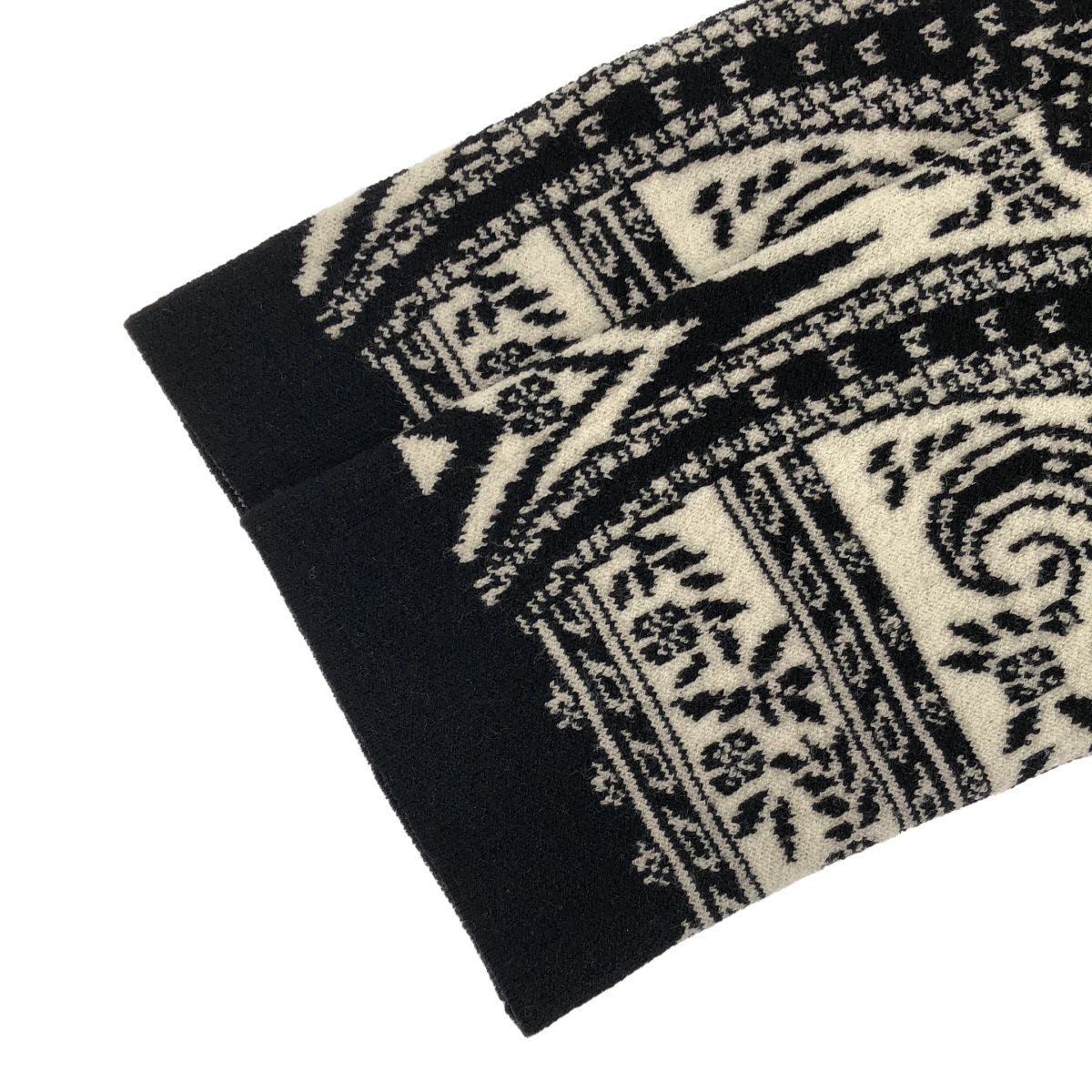 ETRO エトロ ペイズリーニットカーディガン 142-18330-9276 ブラック