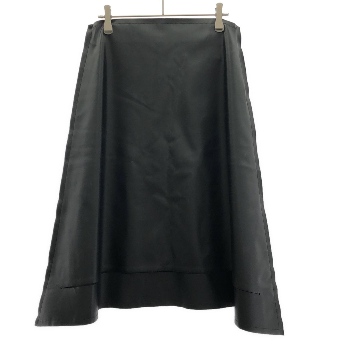 MM 6 Maison Margiela エムエムシックス メゾン マルジェラ 22 SS エコレザースカート ブラック 38