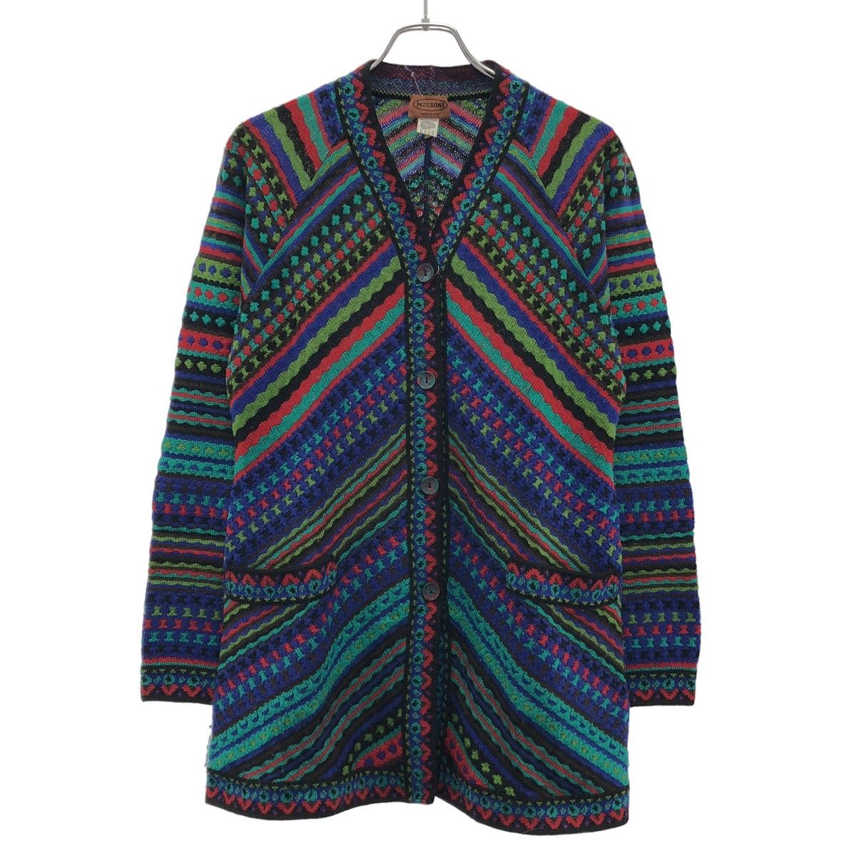 MISSONI ミッソーニ ヴィンテージ ロングウールボーダーニット