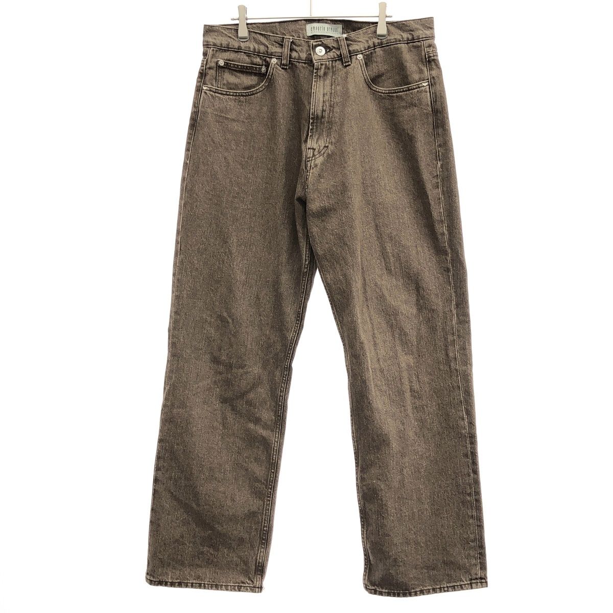 OUR LEGACY×EMPORIO ARMANI アワーレガシー エンポリオアルマーニ TERZO CUT JEAN デニムパンツ WS4235TC ブラウン 32 OUR LEGACY×EMPORIO ARMANI アワーレガシー エンポリオアルマーニ