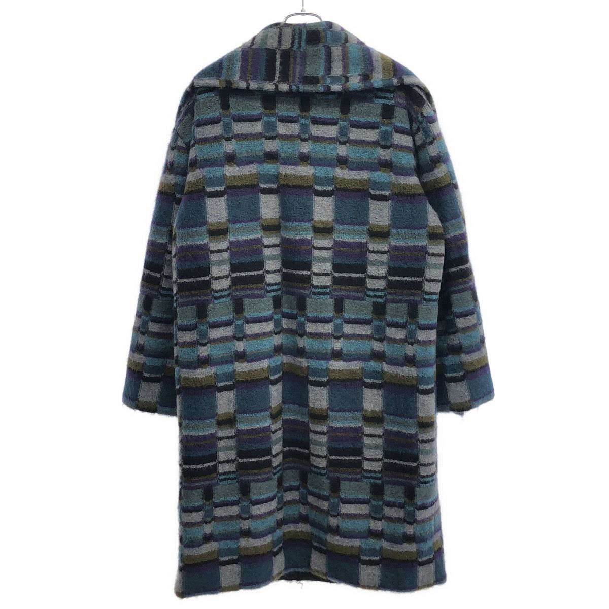 MISSONI ミッソーニ ヴィンテージ リバーシブル モヘアストールコート