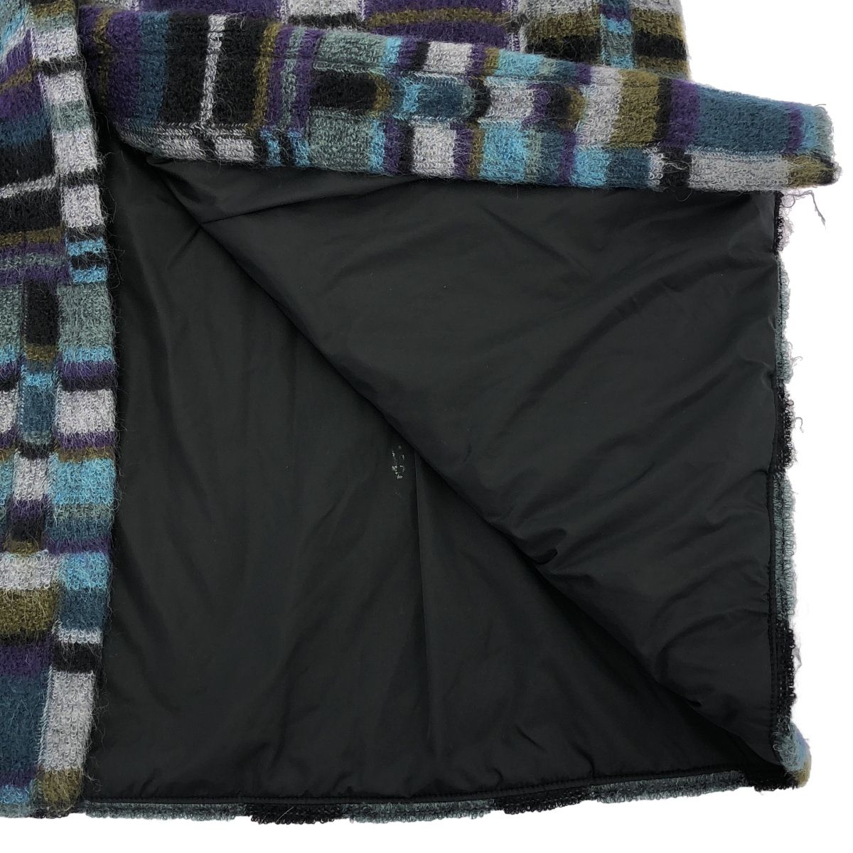 MISSONI ミッソーニ ヴィンテージ リバーシブル モヘアストールコート