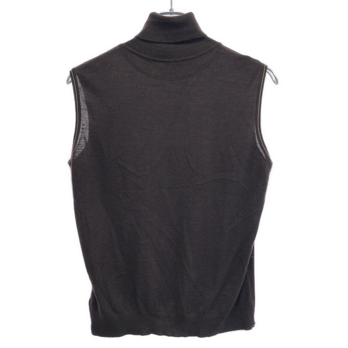 HERMES エルメス タートルネックシルクカシミヤアンサンブルニット