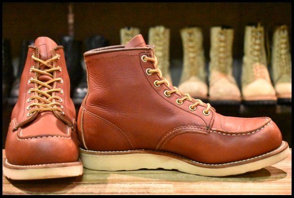 8 5 E 15年 レッドウィング 8875 アイリッシュセッター 赤茶 オロラセット モックトゥ レースアップ ブーツ redwing FK 435