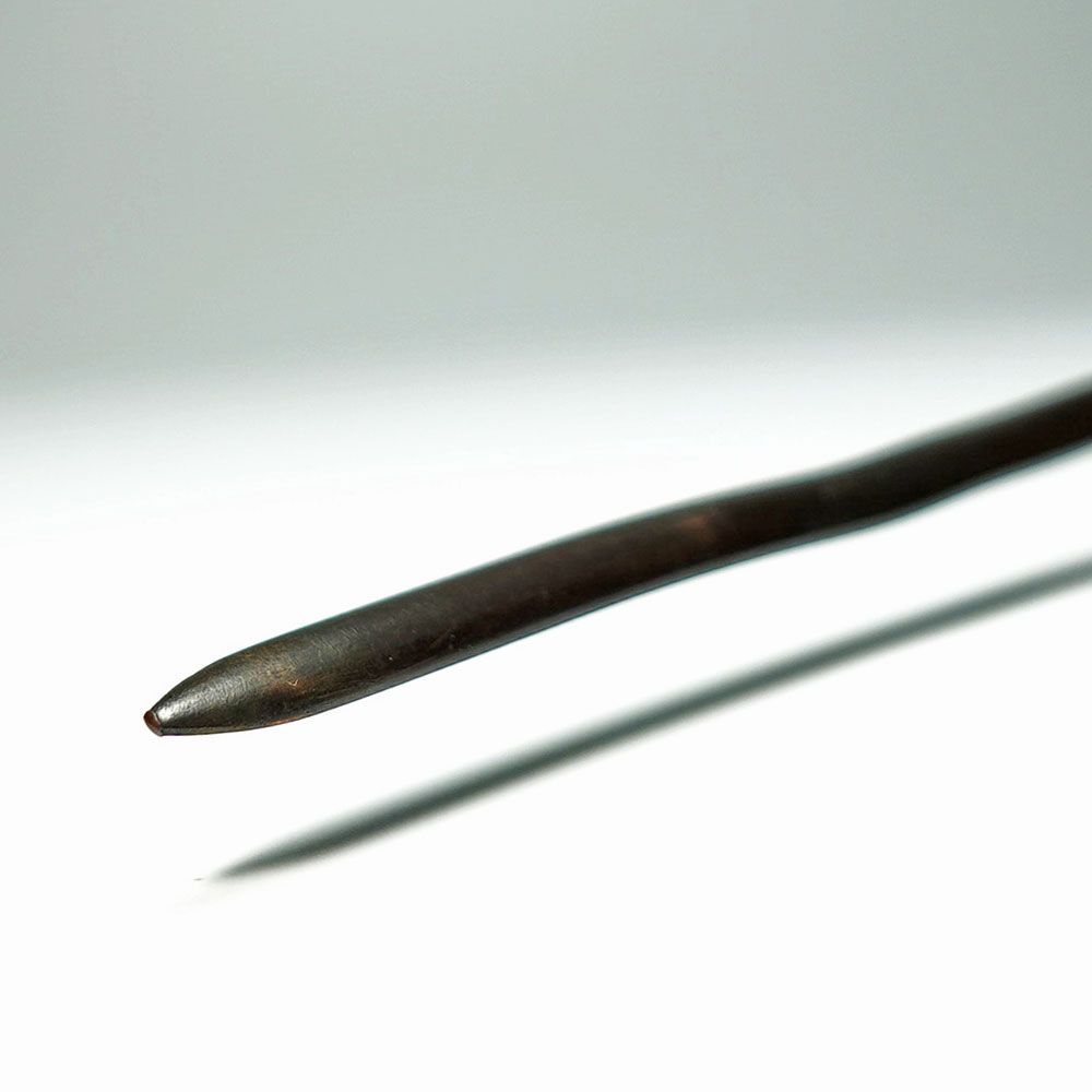 ☆後藤一乗写 赤銅魚子地福神図笄 無銘 縁起物 後藤光行 七福神図三所