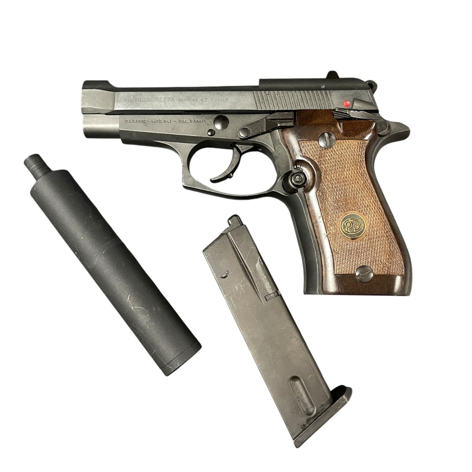 ウエスタンアームズ ベレッタ 84 F ガスガン 本体のみ スライド動作 セーフティ動作 トリガー動作 マガジン動作