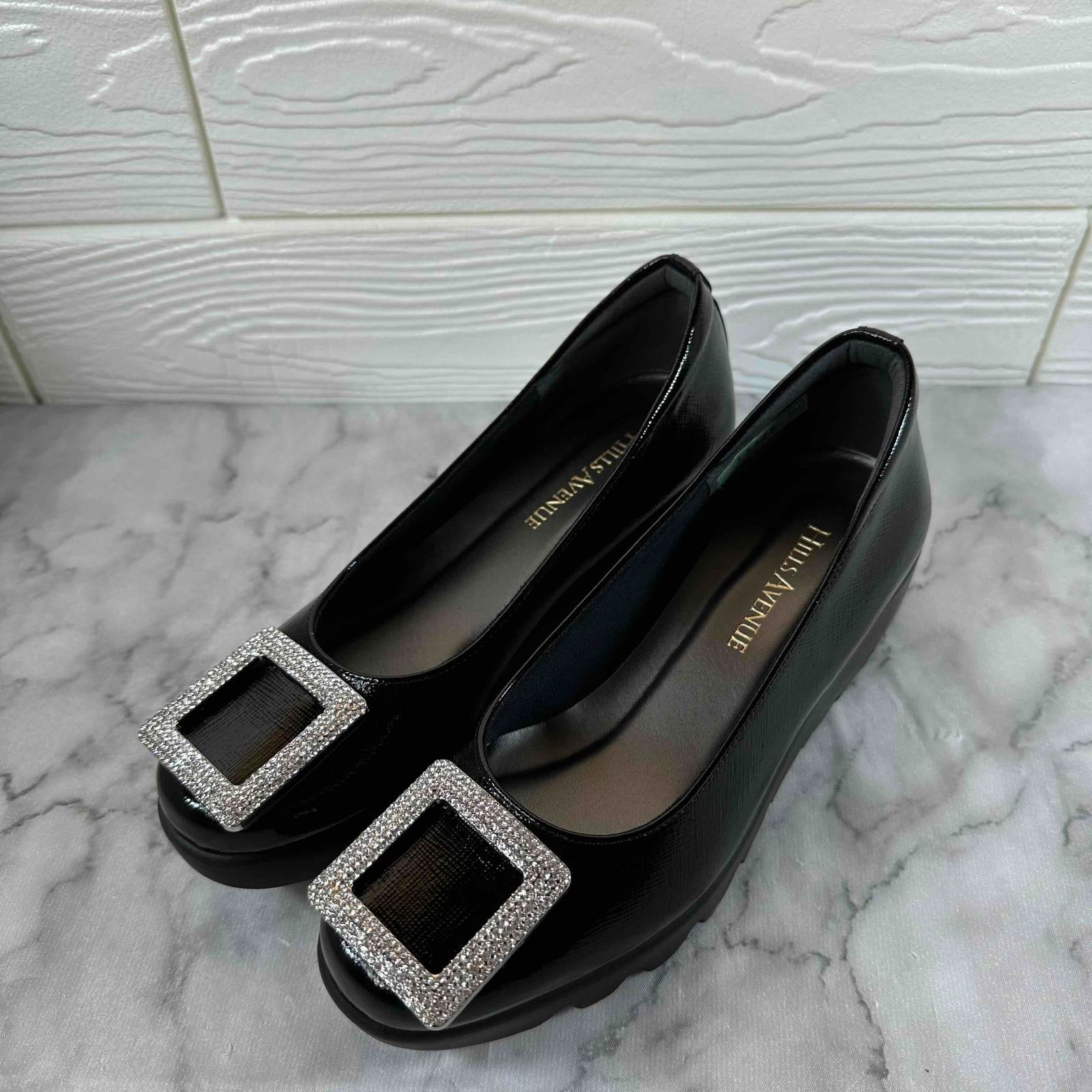 HILLS AVENUE ブラック パンプス 21.5cm - メルカリ