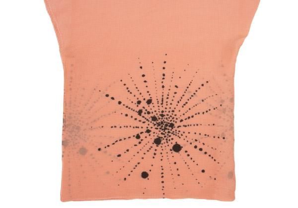 イッセイミヤケISSEY MIYAKE PLEATS (T.) ドットフラワープリント