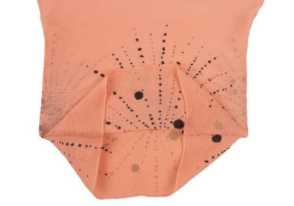 イッセイミヤケISSEY MIYAKE PLEATS (T.) ドットフラワープリント