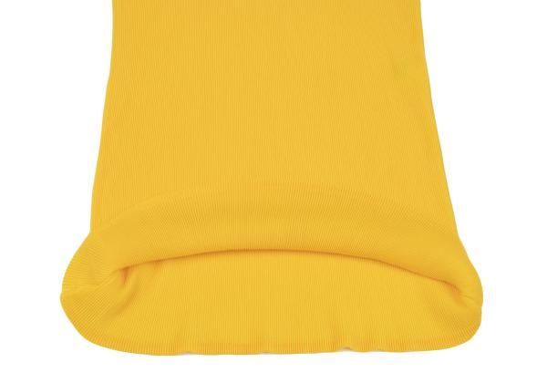 【希少✨】プリーツプリーズ　タンクトップ　ハイネック　フリンジ　黄色　3 プリーツプリーズPLEATS PLEASE ミストプリーツタンクトップ 黄3