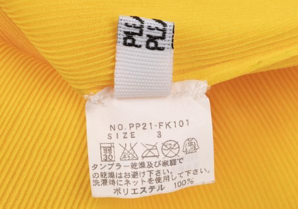 プリーツプリーズPLEATS PLEASE ミストプリーツタンクトップ 黄3