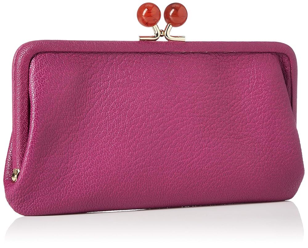 ペルケ アクリル玉がま口長財布 財布 レディース 本革 08-06-03161 PU