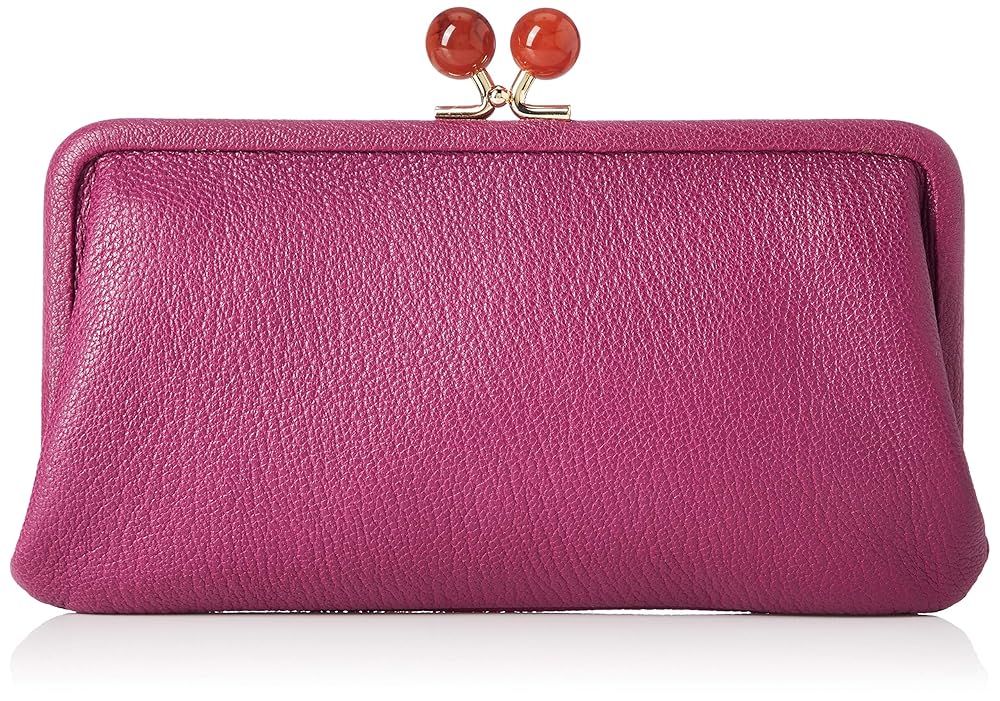 ペルケ アクリル玉がま口長財布 財布 レディース 本革 08 06 03161 PU