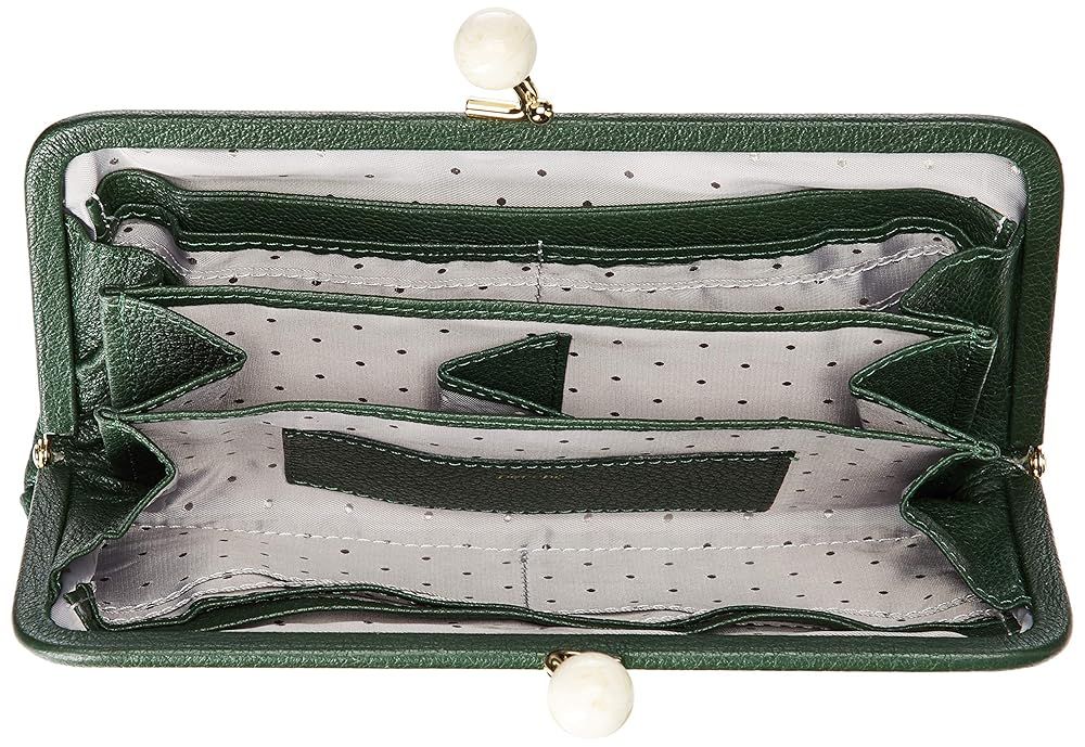 長財布 財布 レディース がま口財布 グリーン Perche ペルケ アクリル