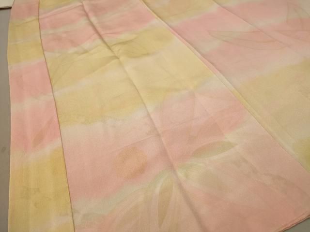 平和屋着物□長襦袢 袷 霞横段文 暈し染め 正絹 逸品 AABD6189st