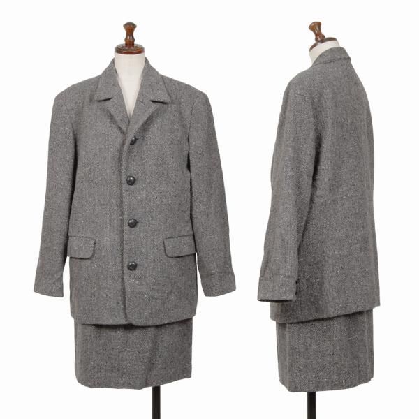 マドモアゼルノンノンMademoiselle NON NON ヘリンボーンツイード