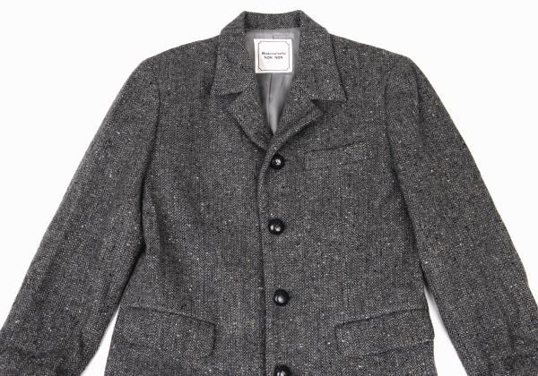 マドモアゼルノンノン ウールコート ウールジャケット くるみボタン