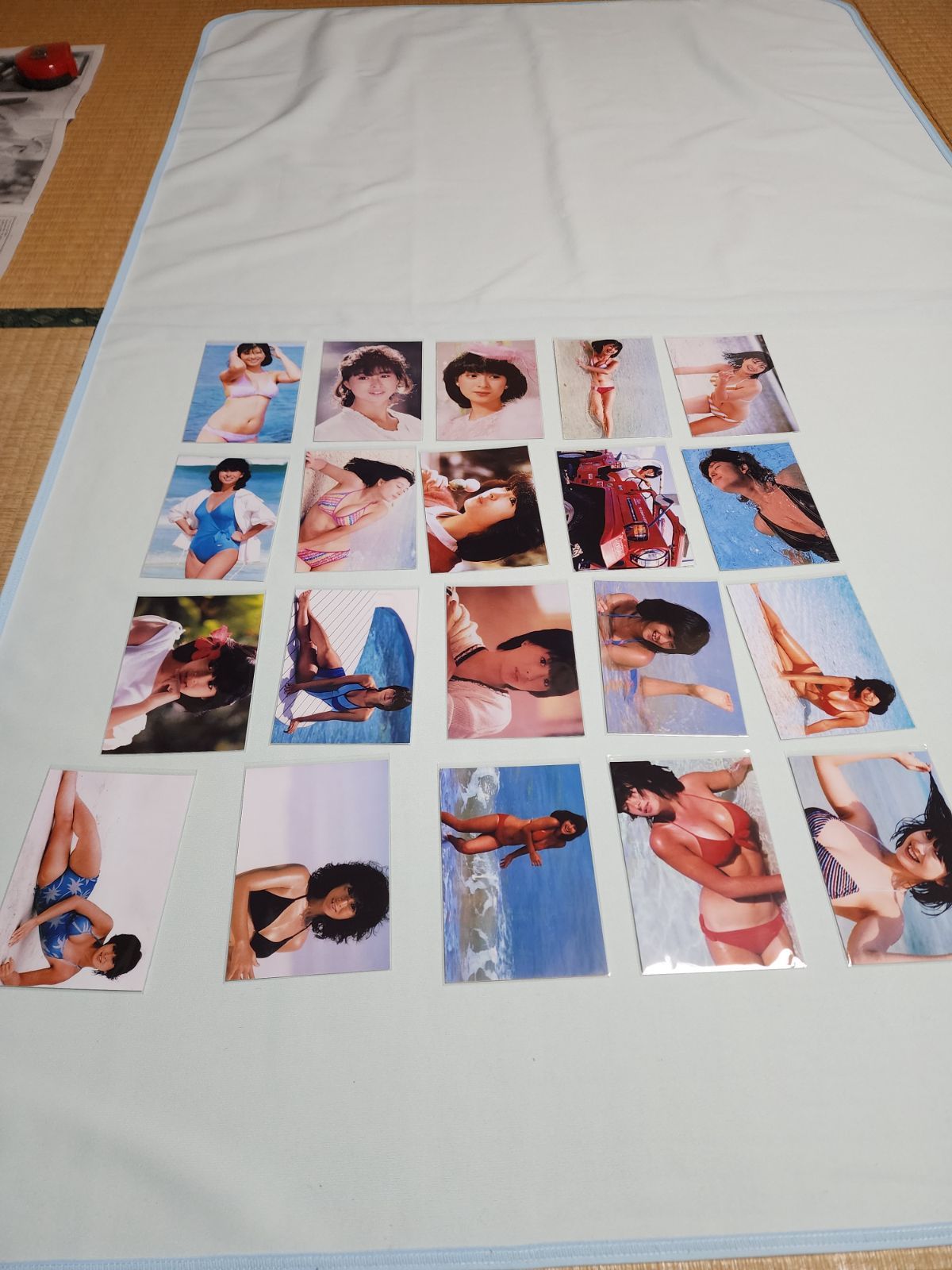 河合奈保子さん L判写真 20枚 グラビアアイドル 9×13センチの大きさ