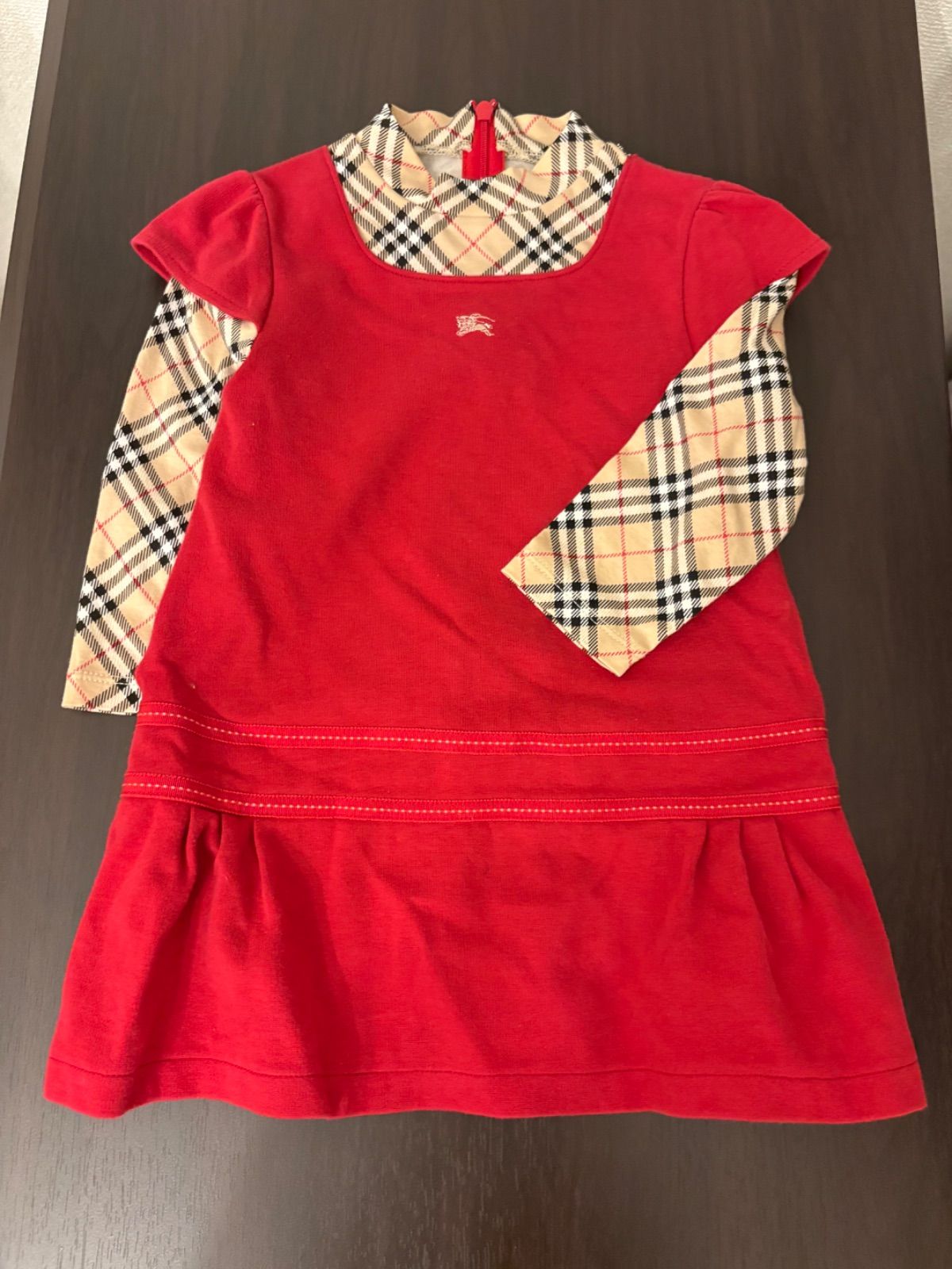 美品】【80cm】BURBERRY(バーバリー) ワンピース - メルカリ