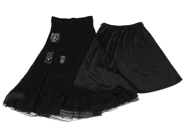 イッセイミヤケ ハートISSEY MIYAKE HaaT パッチデザインフリル