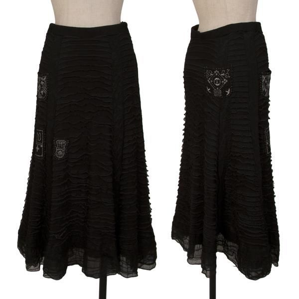 イッセイミヤケ ハートISSEY MIYAKE HaaT パッチデザインフリル