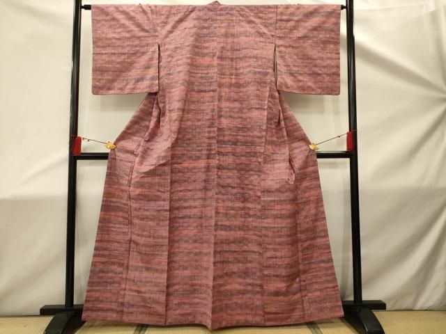 平和屋着物□上質な紬 横段文 正絹 逸品 AABD5298sx - メルカリ