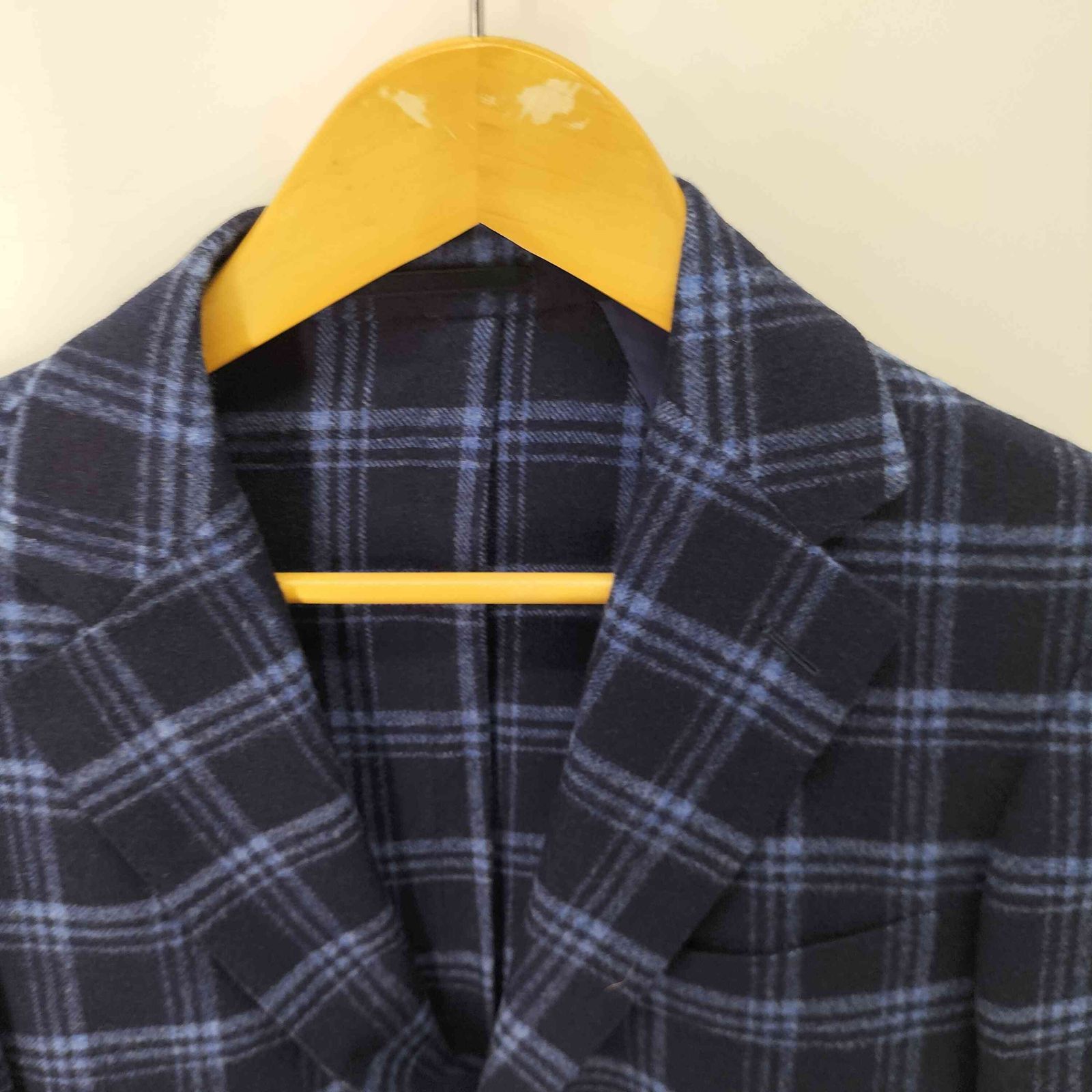 エディフィス EDIFICE カシミヤ シルク混 2B チェックテーラード