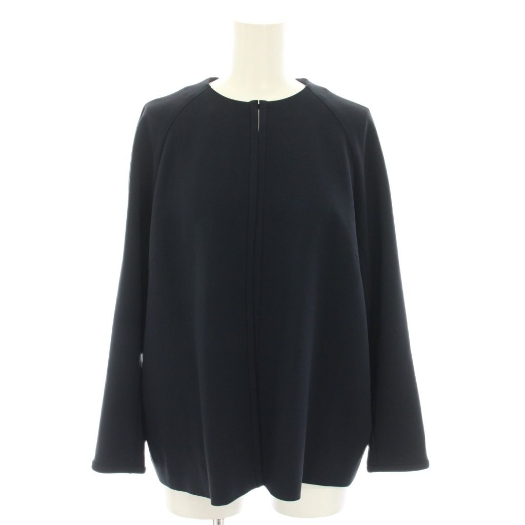 ソージュ SOEJU フロントホック8分袖ジャケット 注文 ノーカラー