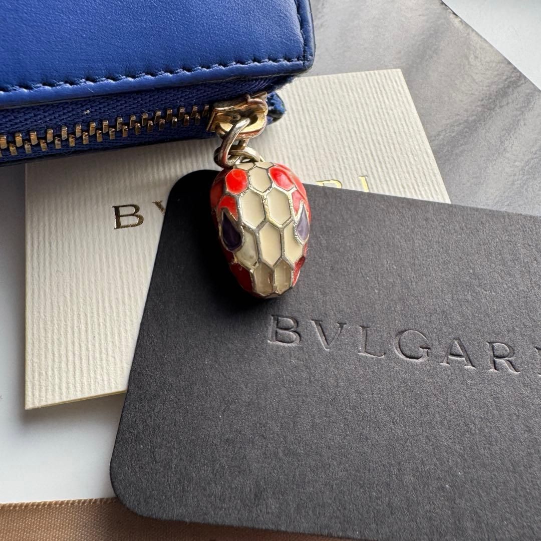 美品】 BVLGARI ブルガリ セルペンティ L字ファスナー 長財布 - メルカリ