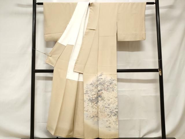 平和屋着物□豪華色留袖 友禅 作家物 風景文 暈し染め 正絹 逸品