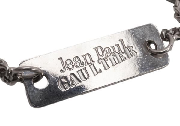 ジャンポールゴルチエJean Paul GAULTIER メタルプレートチェーン