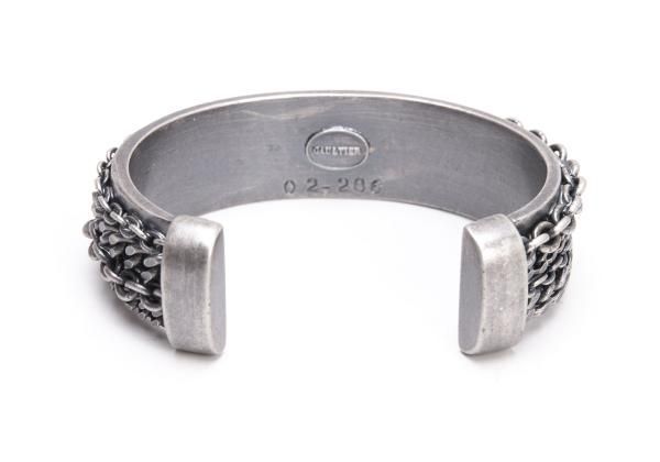 ジャンポールゴルチエJean Paul GAULTIER チェーンデザイン燻しメタル