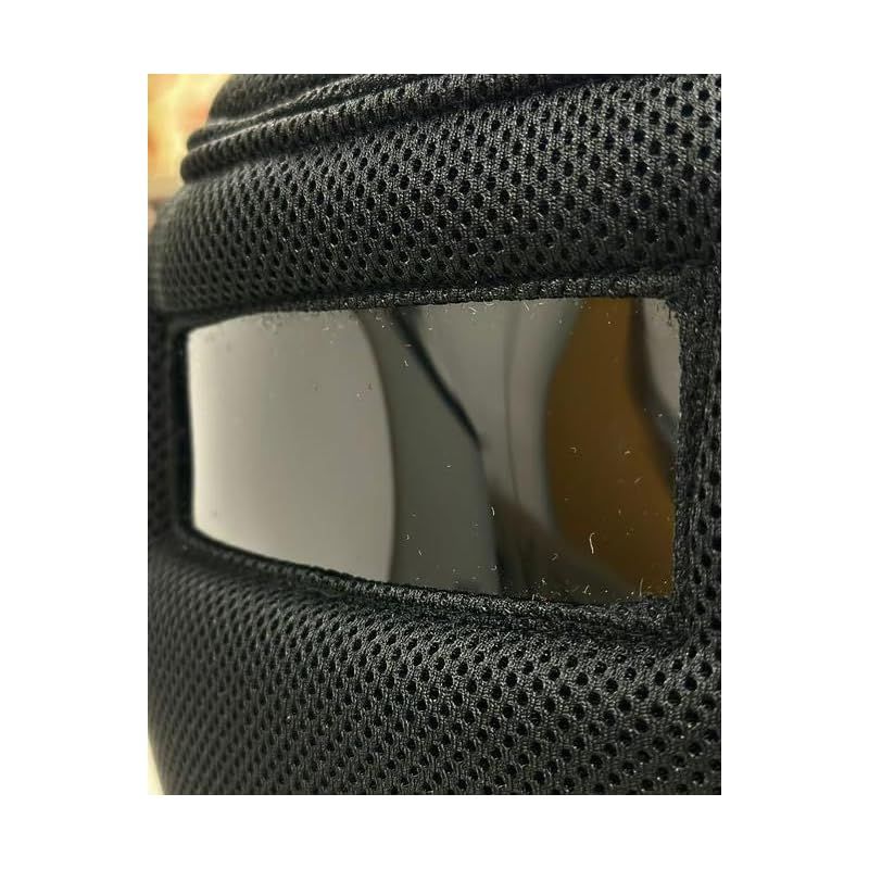 ハッキリ見える!! スモーク 小窓付 ハード&ハード 次世代 世界初! Sauna Armor ブラック 虚無僧君メッシュ 3層構造 メッシュ素材 サウナハット