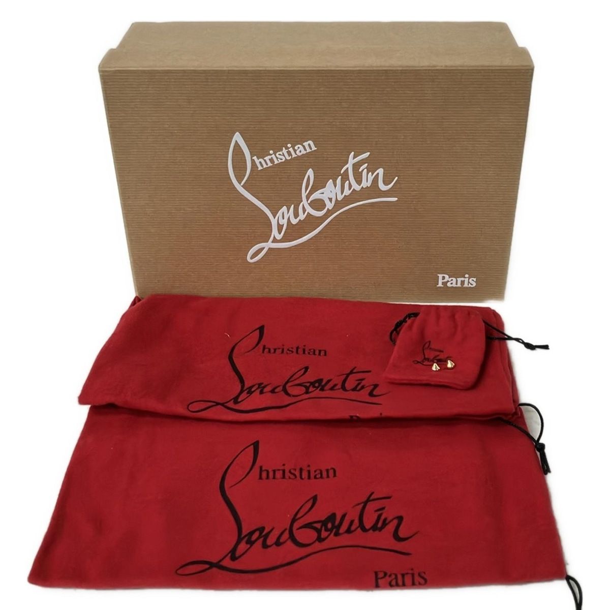 クリスチャンルブタン パンプス 37 レディース - ゴールド×パープル