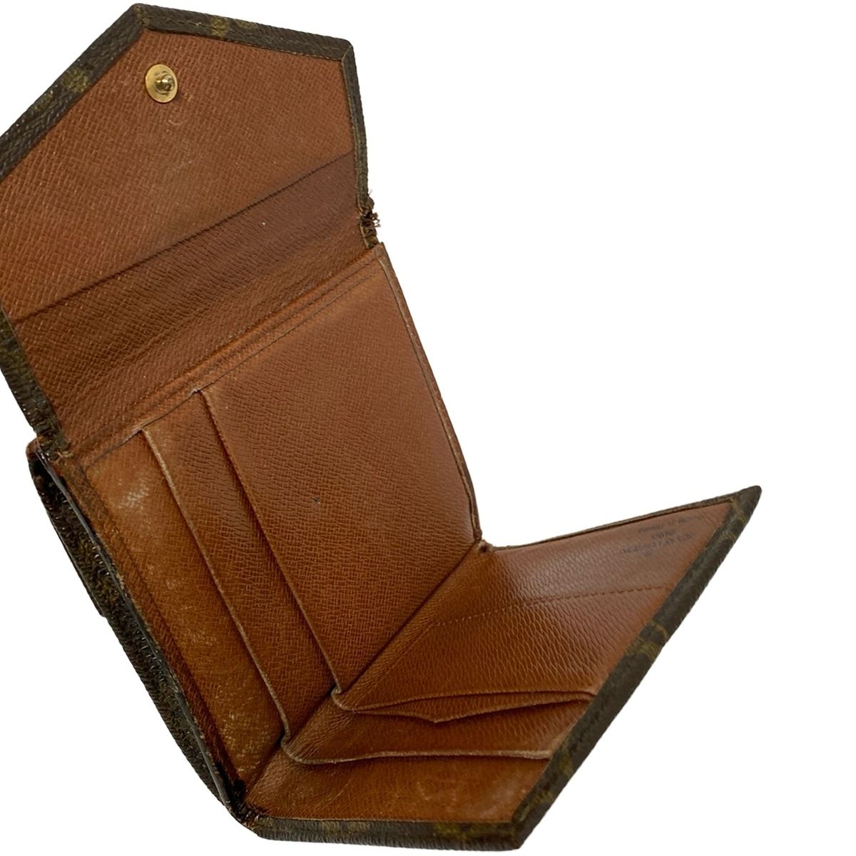 LOUIS VUITTON(ルイヴィトン) Wホック財布 モノグラム ポルトモネビエ